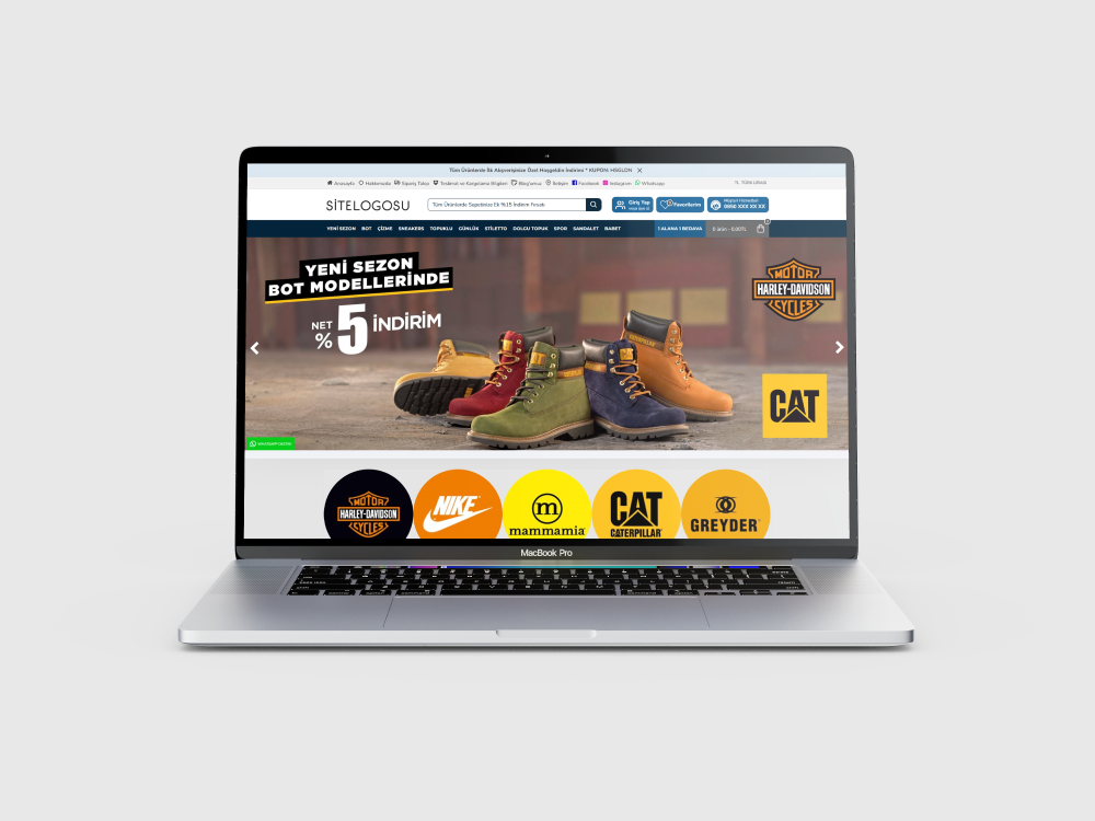 Ayakkabı Satış Teması V2